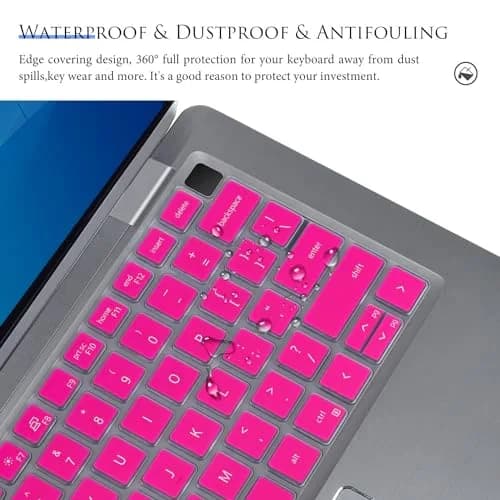 CASEDAO Pink Keyboard Cover Skin for Dell Latitude 14" 7440 5440 7430 5430 5431 9430 7420 5420 9420 7410 16" | US Layout thumbnail 6