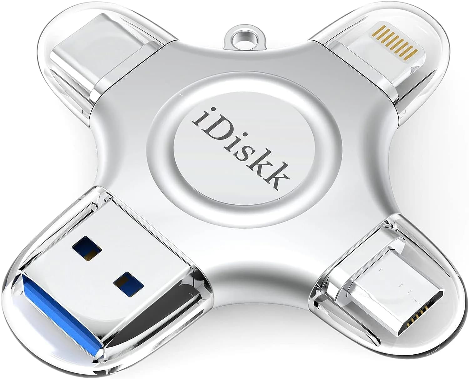 iDiskk MFi Photo Stick 1TB Flash Drive | Auto Backup Videos & Photos for iPhone & Android — 1TB