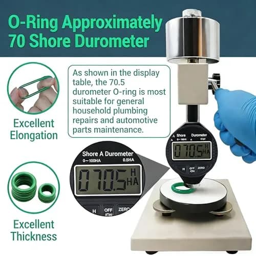 ZDBB 595 Pcs Green Automotive AC O-Ring Kit | Nitrile Rubber (NBR 70) for Car AC, Faucets & Plumbing thumbnail 9