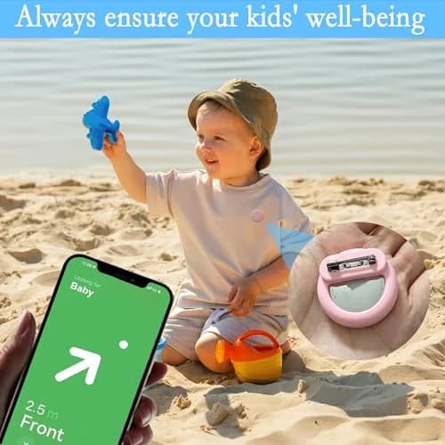 GudCoaks Air Tag Holder for Kids 2 Pack | Hidden GPS Tracker Case with Pin for Airtag Gen 2/1, Silicone Cover for Children, Elderly, Toddler, Backpack, Luggage thumbnail 4