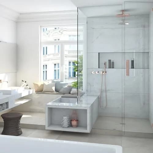 Wedi Shower Niche Set of 1 | 16 in. W x 32 in. H x 4 in. D | Modern Gray thumbnail 6