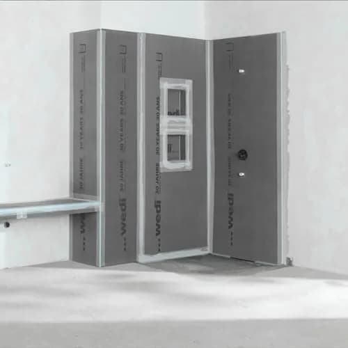 Wedi Shower Niche Set of 1 | 16 in. W x 32 in. H x 4 in. D | Modern Gray thumbnail 3