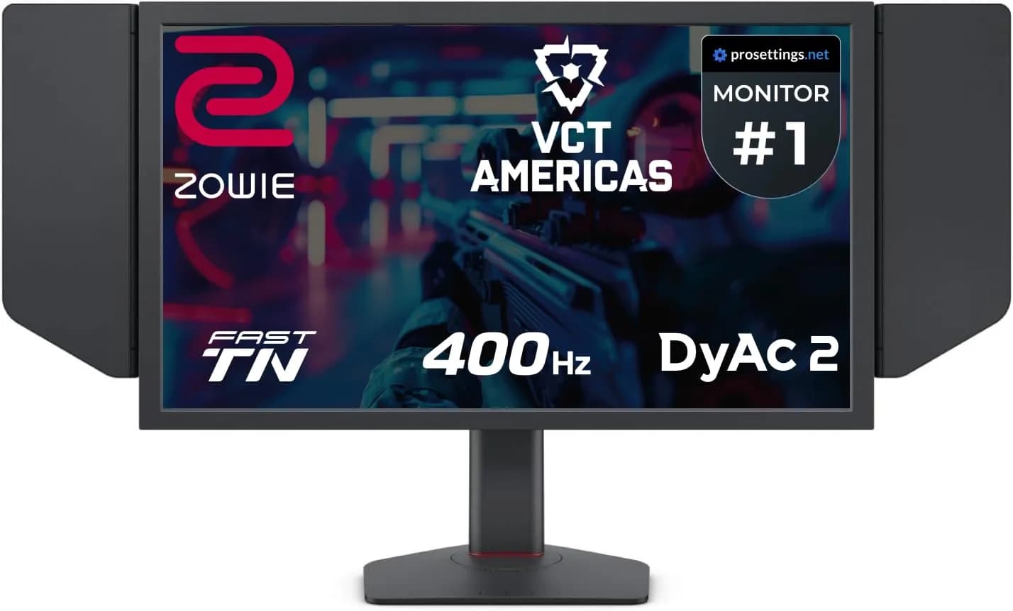 BenQ Zowie XL2566X+ 24.1 DyAc 2 400Hz Fast TN Gaming Monitor for Esports | Ultra-Responsive 24-inch TN Panel