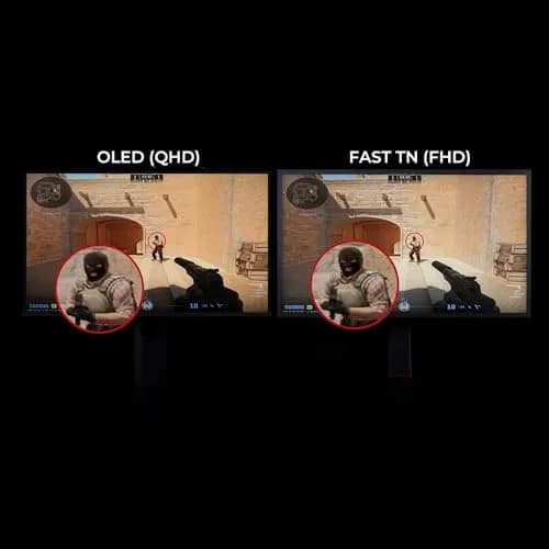 BenQ Zowie XL2566X+ 24.1 DyAc 2 400Hz Fast TN Gaming Monitor for Esports | Ultra-Responsive 24-inch TN Panel thumbnail 4