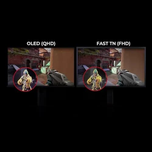 BenQ Zowie XL2566X+ 24.1 DyAc 2 400Hz Fast TN Gaming Monitor for Esports | Ultra-Responsive 24-inch TN Panel thumbnail 5