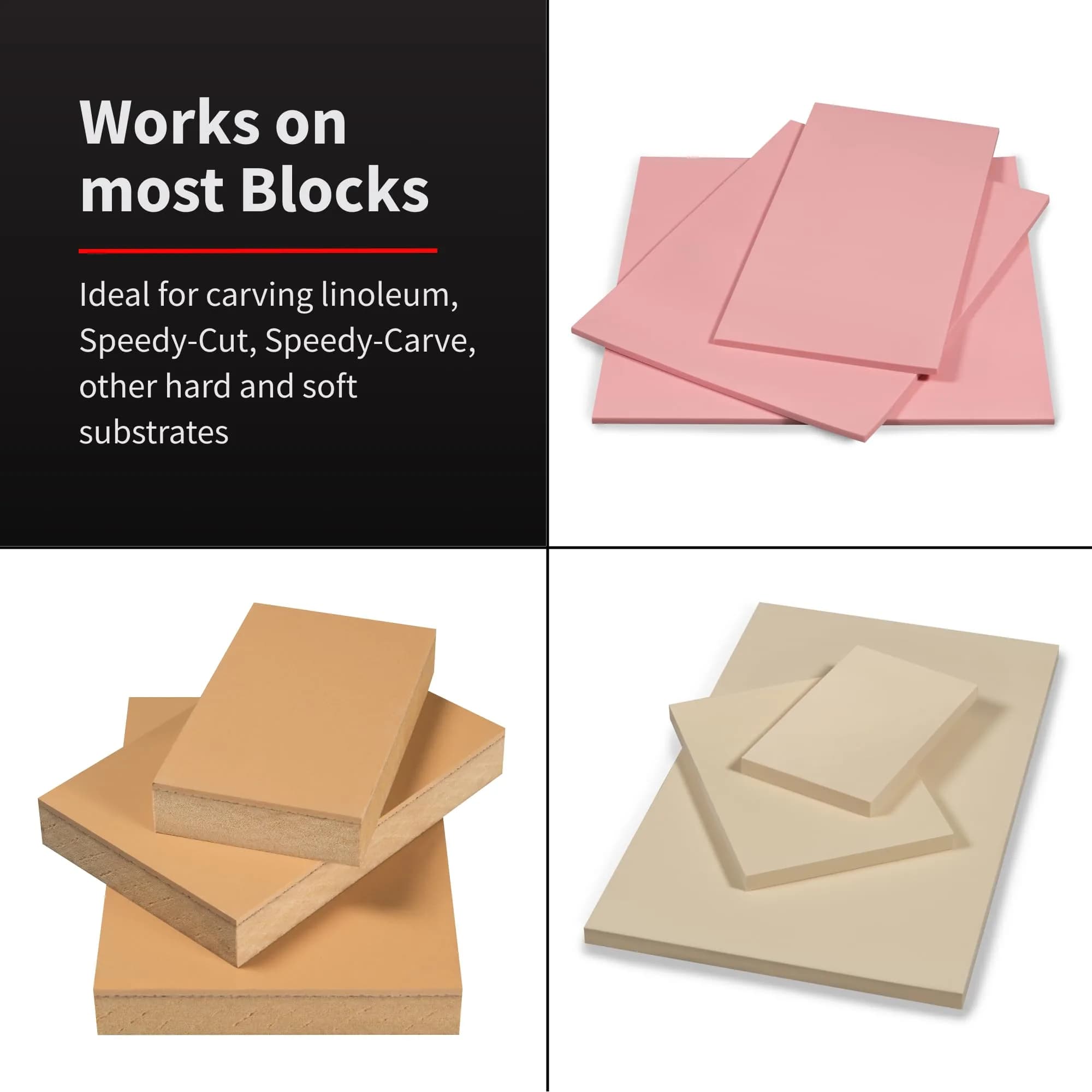 Speedball Linoleum Cutter Kit Assortment #1 (6-Pack) | Precision Block Printing Tools - view 4