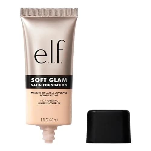 e.l.f. Soft Glam Satin Foundation, Medium Coverage, 14 Fair Cool | Long-Lasting, Hydrating, Vegan thumbnail 1