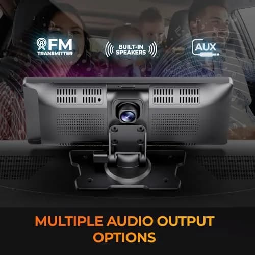 myGEKOgear Orbit C120 10.26" Infotainment Display with Dash Cam and Backup Cam | Wireless Apple CarPlay & Android Auto, 1080p Dashcams thumbnail 7