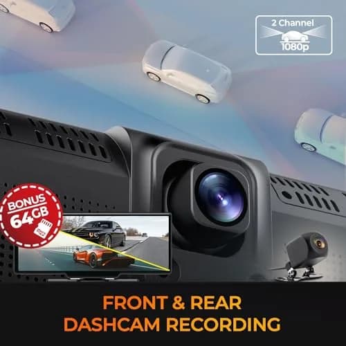 myGEKOgear Orbit C120 10.26" Infotainment Display with Dash Cam and Backup Cam | Wireless Apple CarPlay & Android Auto, 1080p Dashcams thumbnail 5