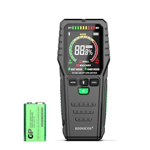RDINSCOS Pinless Moisture Meter for Walls & Floors | 19mm Deep Detection thumbnail 1