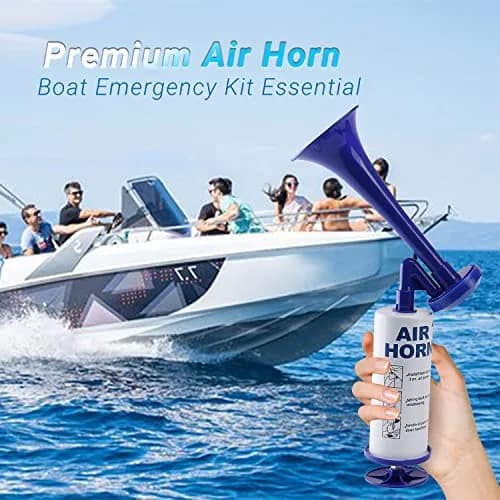 Qidoe Handheld Air Horn 130dB | Loud Marine & Sporting Noisemaker for Outdoors & Safety thumbnail 2