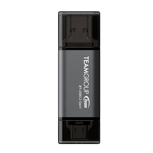 TEAMGROUP X1 256GB USB 3.2 Gen 1 Type-A & Type-C Dual Interface Flash Drive | 100MB/s Read Speed thumbnail 1