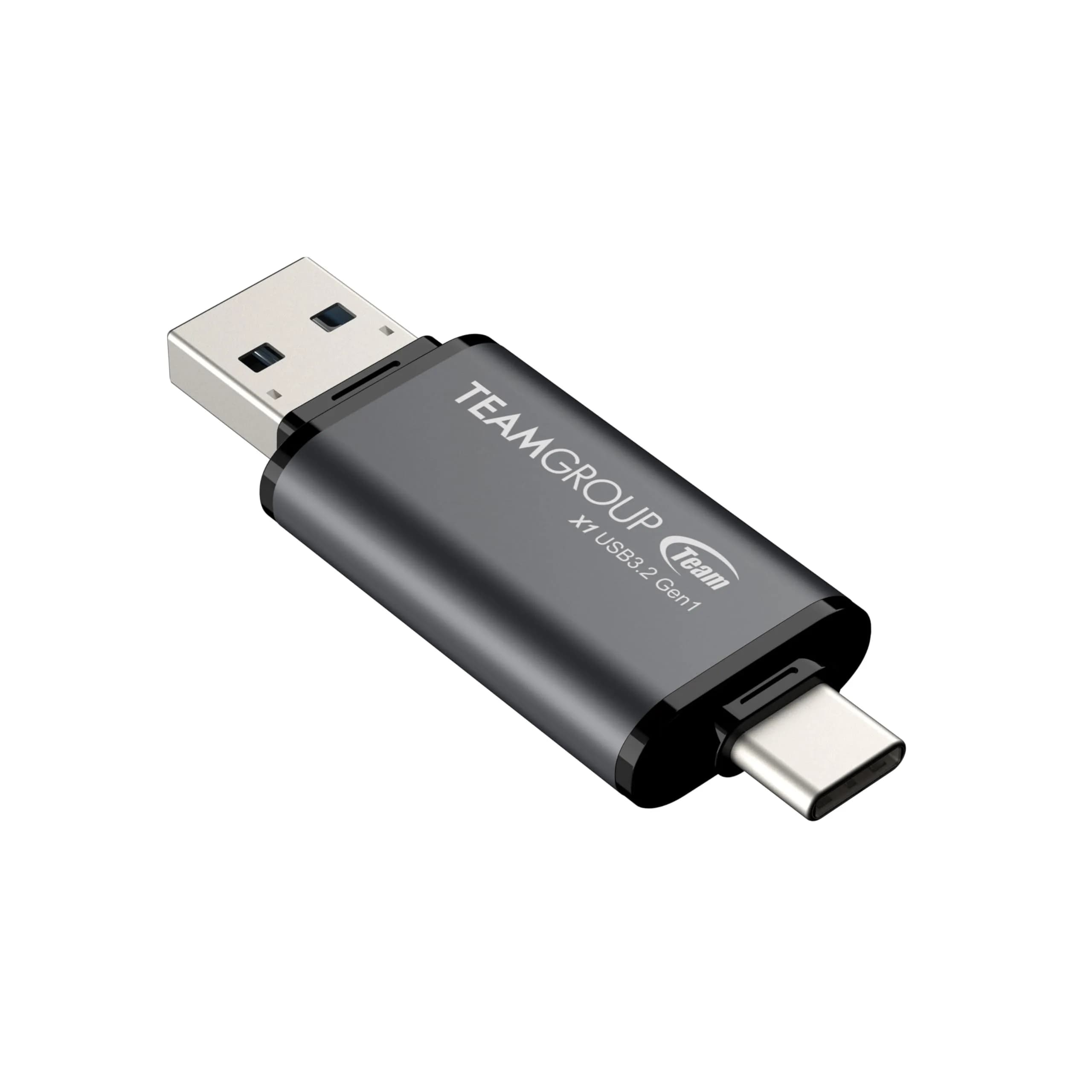 TEAMGROUP X1 256GB USB 3.2 Gen 1 Type-A & Type-C Dual Interface Flash Drive | 100MB/s Read Speed - view 2