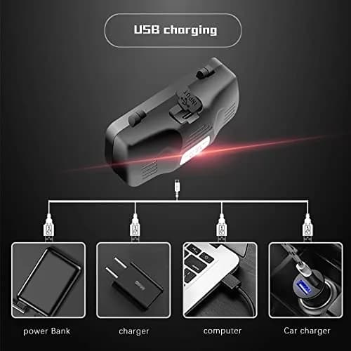 WINDFIRE Rechargeable Headlamp White Red LED Headlamp 5000 Lumens | Waterproof, 90° Adjustable, USB Rechargeable thumbnail 3