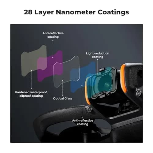 K&F CONCEPT 4Pack ND Filter Kit for DJI Avata 2 | Multi-Coated Optical Glass, Gimbal Safe (70-120 chars) thumbnail 5
