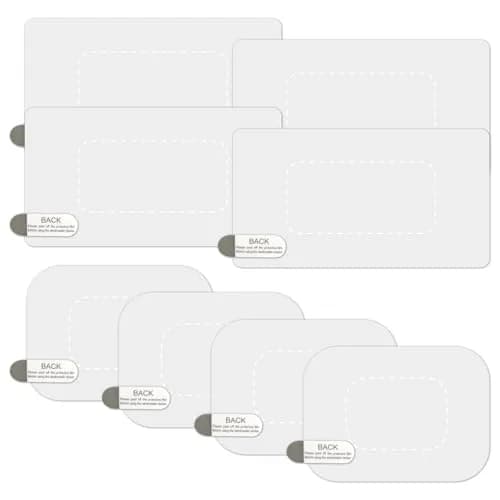 GUGUMO Dash Cam Windshield Sticker Kit 8-Pack | Static Cling Applicator for Secure Mounting & Scratch-Free Windshields thumbnail 7