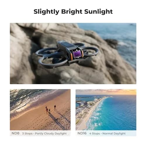 K&F CONCEPT PL ND Filters Kit Compatible with DJI Avata 2 | 3-Pack Ultra-Lightweight Optical Filters thumbnail 3