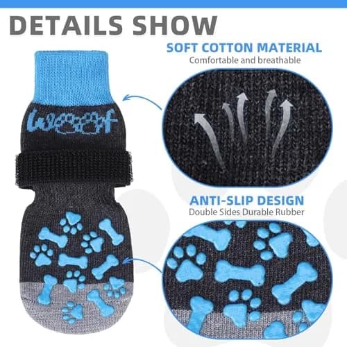 KOOLTAIL Dog Socks Shoes for Hot Pavement XL | Anti Slip Paw Protector for Senior Dogs thumbnail 3