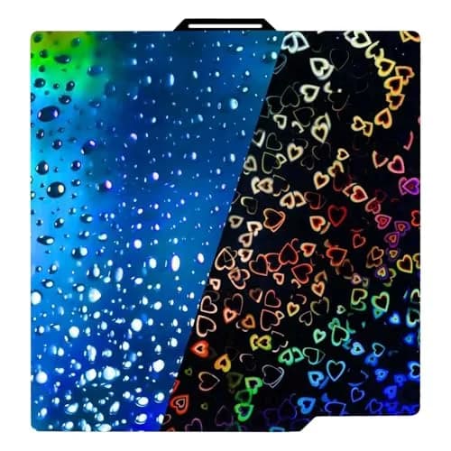 IdeaFormer-3D PEH Build Plate for Bambu Lab X1/X1C/X1E/A1/P1P/P1S/P2S/X2D 256x256mm | Double Sided Smooth Holographic Print Plate thumbnail 1