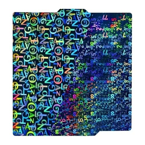 IdeaFormer-3D PEN Build Plate 257x257mm | Abstract Holographic Effect Spring Steel Sheet for Bambu Lab Printers thumbnail 1