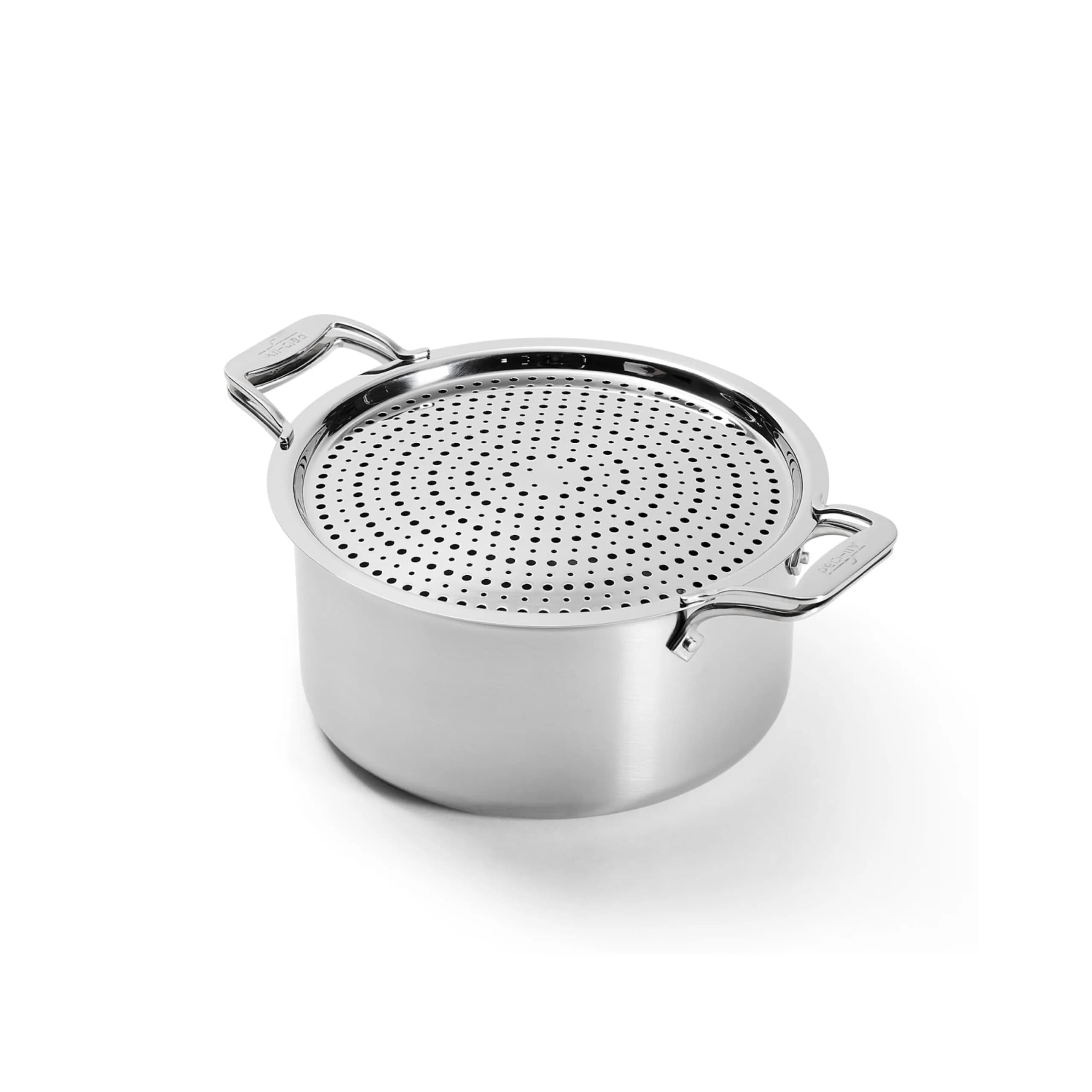 All-Clad D5 Stainless 8 Qt Stockpot & Splatter Screen | Made in USA, Even Heating, Durable, Induction Safe