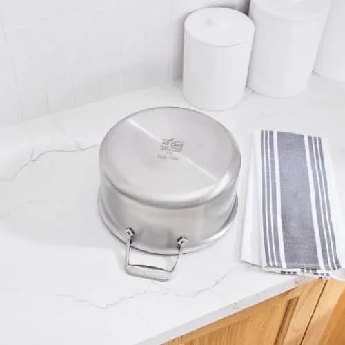 All-Clad D5 Stainless 8 Qt Stockpot & Splatter Screen | Made in USA, Even Heating, Durable, Induction Safe thumbnail 8