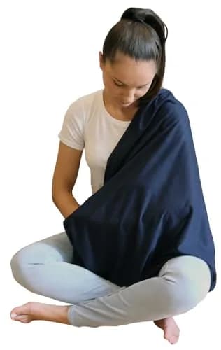 LK Baby 2pk Infinity Nursing Scarf Shawl | Soft Breathable Jersey for Breastfeeding Privacy thumbnail 4