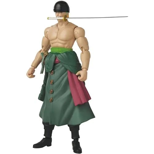 ANIME HEROES One Piece Roronoa Zoro Three Sword Style Action Figure | 6.5 inch scale, Plastic, Glossy finish, for ages 4+ thumbnail 8