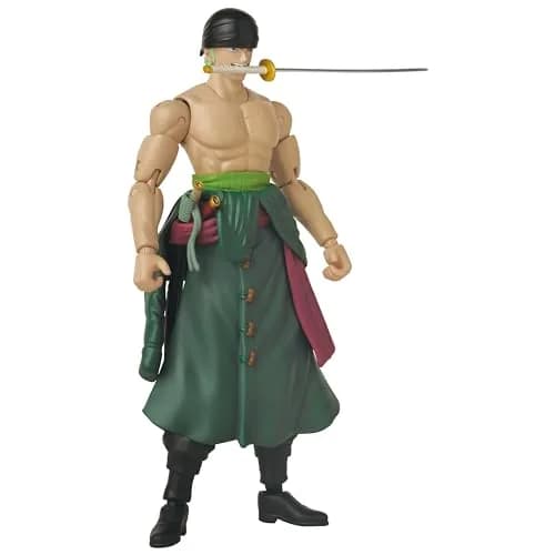 ANIME HEROES One Piece Roronoa Zoro Three Sword Style Action Figure | 6.5 inch scale, Plastic, Glossy finish, for ages 4+ thumbnail 9