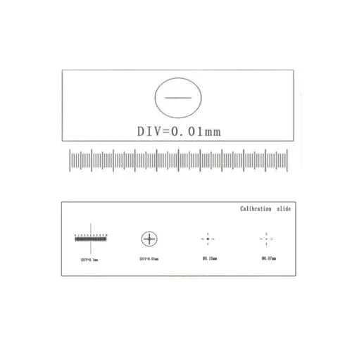 WintopScope Microscope Stage Micrometer Slide 25mm x 75mm | Precise Optical Glass Calibration Tool thumbnail 7