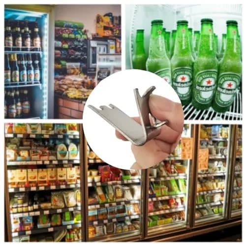 LOONGYOON 30 Pack Freezer Shelf Clips 28mm (1.10") | Stainless Steel Fridge Cooler Shelf Support Clips thumbnail 6