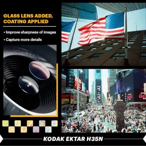 Kodak EKTAR H35N Half Frame Film Camera BT21 Edition, 110g (0.24 lb) | Built-in Star Filter & Bulb Function thumbnail 8