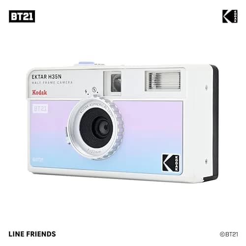 Kodak EKTAR H35N Half Frame Film Camera BT21 Edition, 110g (0.24 lb) | Built-in Star Filter & Bulb Function thumbnail 3
