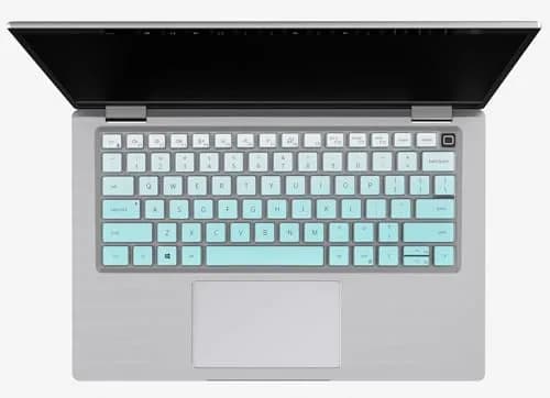 CaseBuy Keyboard Cover for Dell Latitude 7420 7430 7440 7450 14, Latitude 3450 3440 5450 5440 5430 5431 5420 9420 9430, Latitude 9510 9520 7520 15.6 & 7650 7640 16" Laptop Skin-Ombre Mint | Ultra-thin, dust-proof protection thumbnail 7