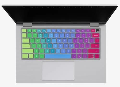 CaseBuy Colorful Keyboard Cover for Dell Latitude 5420 5430 5440 5450 3450 3440 14, Latitude 7440 7430 7420 7410 9420 9430 14, Latitud 7650 7640 16, Dell Latitude 9510 9520 7520 15.6" Laptop | Rainbow thumbnail 7
