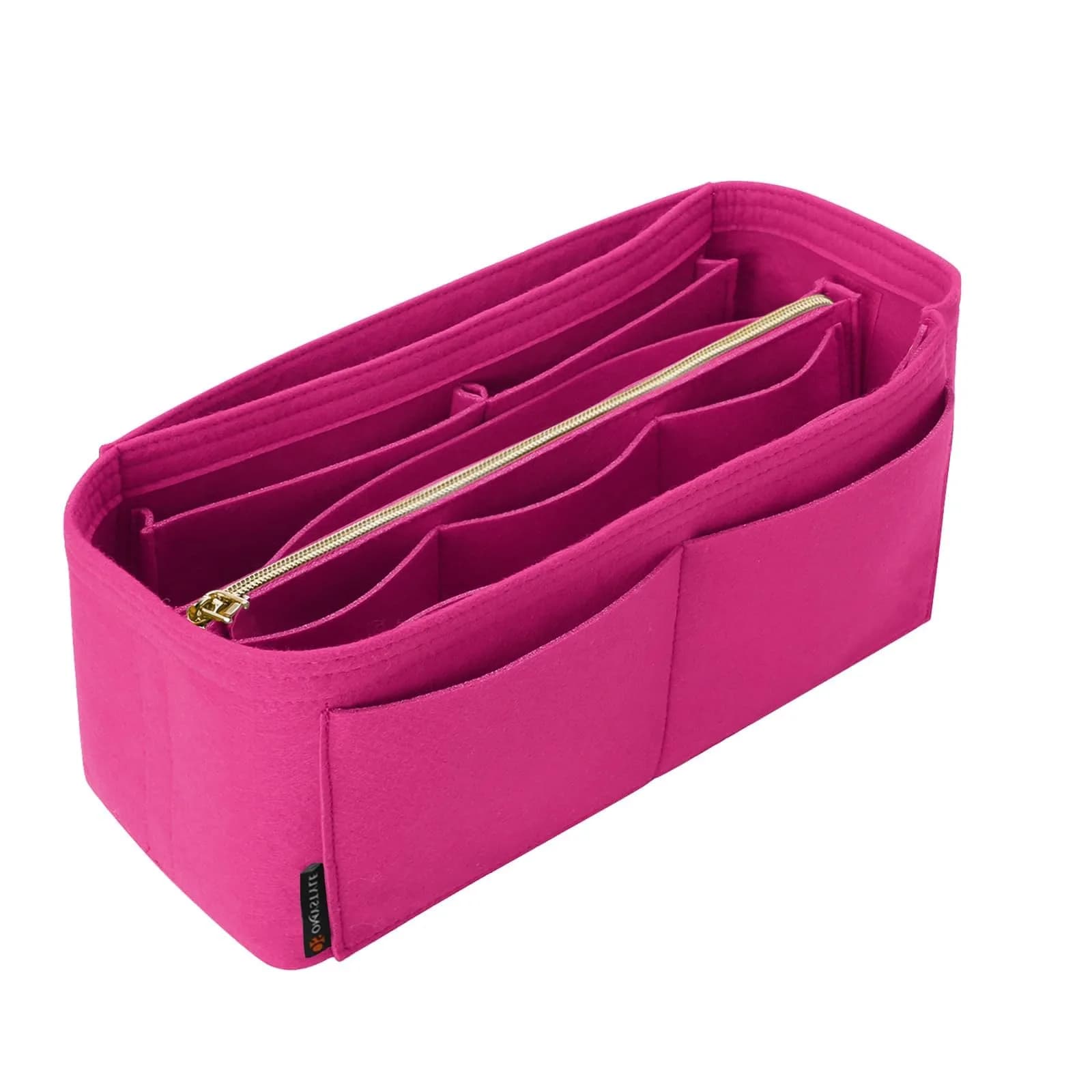 OMYSTYLE Rosy Slender Large Organizer Insert | 13 Pockets, Felt Tote Bag Organizer for Handbags - main product image