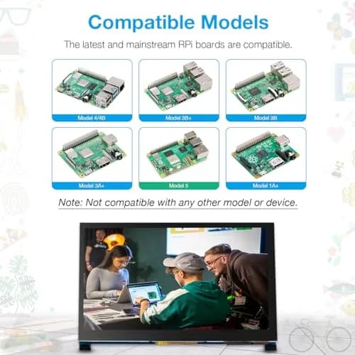 Hosyond 7 Inch Touchscreen IPS DSI Display 17.8 cm (7 Inch) | MIPI DSI Interface for Raspberry Pi 5/4/3 thumbnail 8