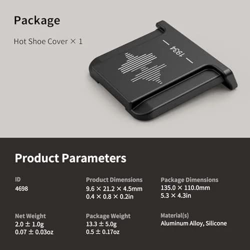 SMALLRIG Hot Shoe Cover for FUJIFILM Cameras Black | Protects Hot Shoe from Scratches thumbnail 7
