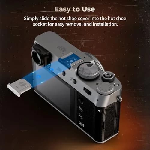 SmallRig Hot Shoe Cover for FUJIFILM Cameras (Silver) | Protects Hot Shoe, Anodized Aluminum Alloy thumbnail 5