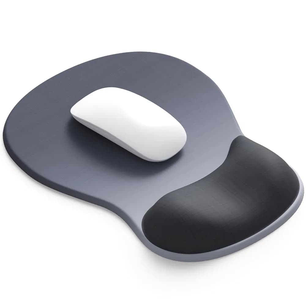 DEMON CHEST ErgoComfort Gel Wrist Rest Mouse Pad & Keyboard Wrist Rest Set, 05Midnight Wave, 10.2" x 7.9" | Ergonomic Support for Office & Gaming - main product image