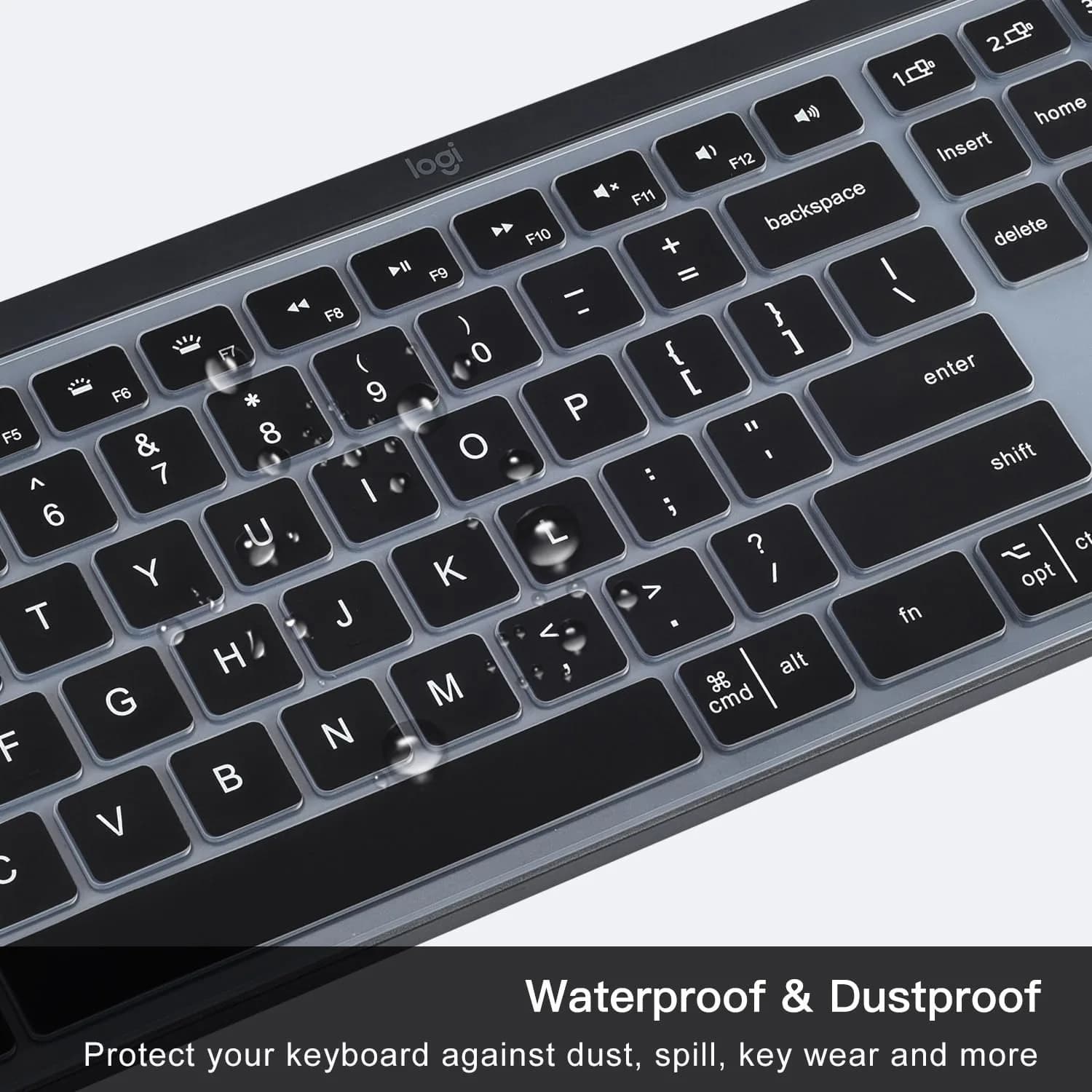 DAMMOMKO Keyboard Cover Skin for Logitech MX Keys S & MX Keys Wireless Keyboard | Ultra Thin Silicone thumbnail 6