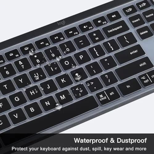 DAMMOMKO Keyboard Cover Skin for Logitech MX Keys S & MX Keys Wireless Keyboard | Ultra Thin Silicone thumbnail 6