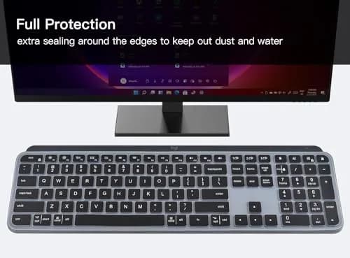 DAMMOMKO Keyboard Cover Skin for Logitech MX Keys S & MX Keys Wireless Keyboard | Ultra Thin Silicone thumbnail 7