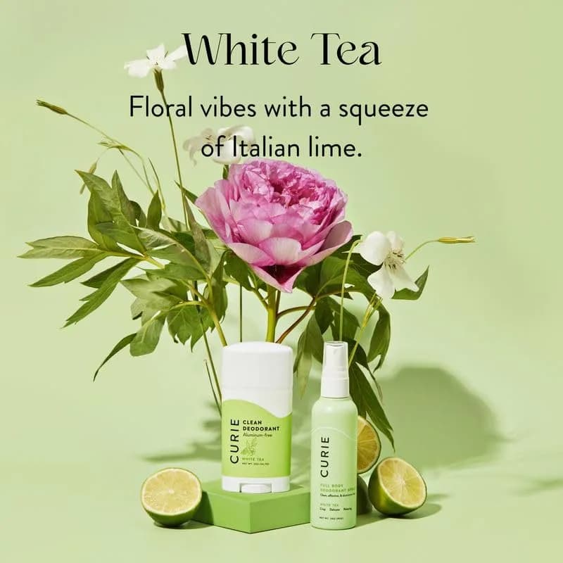 Curie Natural Deodorant for Women - Orange Neroli + White Tea | Aluminum Free, Vegan, Paraben Free, 2pk thumbnail 5