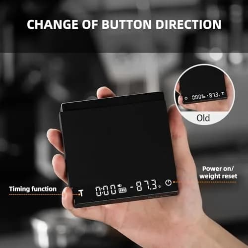 MHW-3BOMBER Mini Coffee Scale with Timer, Rechargeable Espresso Scale 2kg (4.4lb) | Gravity Sensing, 0.1g Precision for Pour-Over thumbnail 5