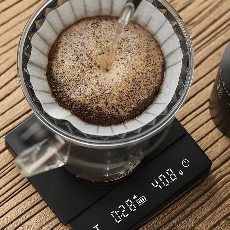 MHW-3BOMBER Black 0.1g Espresso Scale with Timer & Rechargeable Battery | 2000g Capacity thumbnail 8