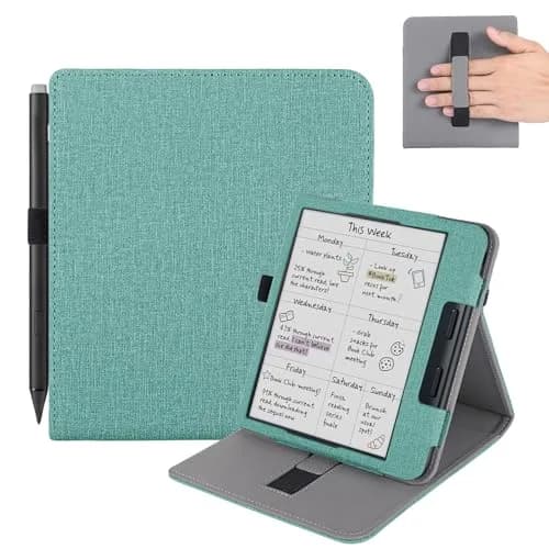 Vakarey Kobo Libra Colour Case with Pen Holder Sleep Cover | Adjustable Angles & Auto Sleep/Wake (110 chars) thumbnail 1