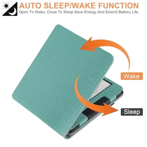 Vakarey Kobo Libra Colour Case with Pen Holder Sleep Cover | Adjustable Angles & Auto Sleep/Wake (110 chars) thumbnail 4