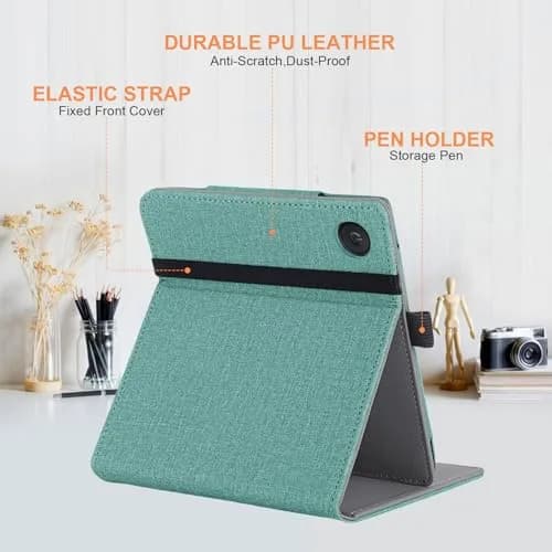 Vakarey Kobo Libra Colour Case with Pen Holder Sleep Cover | Adjustable Angles & Auto Sleep/Wake (110 chars) thumbnail 3