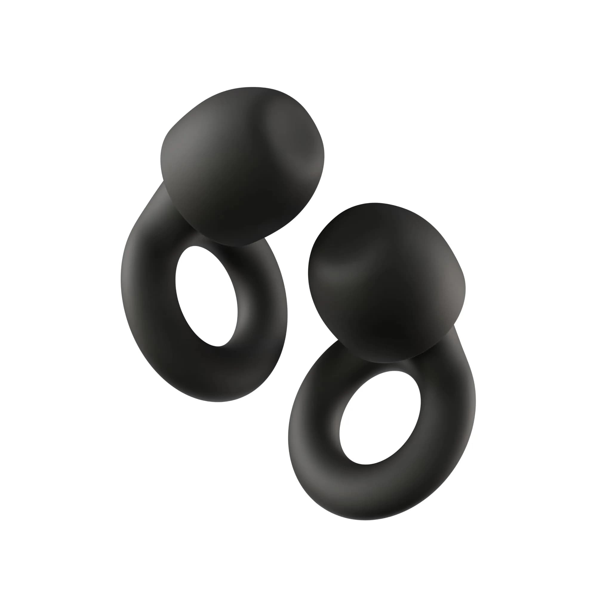Loop Quiet 2 Ear Plugs for Sleep & Focus | 24dB Noise Reduction, Reusable Silicone Hearing Protection — Black